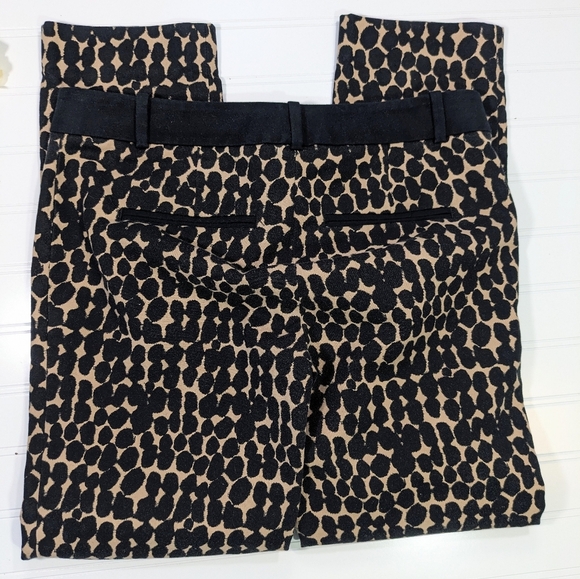 Loft Animal Print Zoe Slim Ankle Pants - Picture 5 of 5